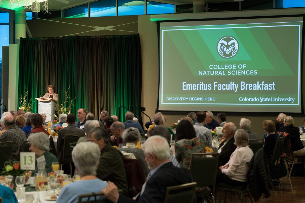 2017 College of Natural Sciences Emeritus Faculty Breakfast