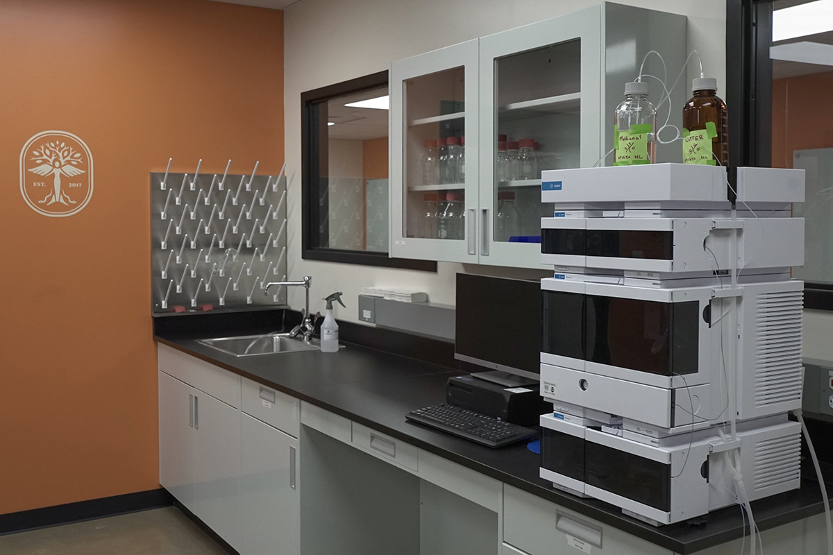 Leslie Buttorff visits the Pancea Life Sciences Cannabinoid Research Center