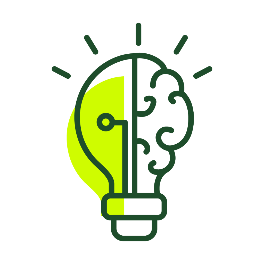 Drawing of a half-light bulb, half-brain.