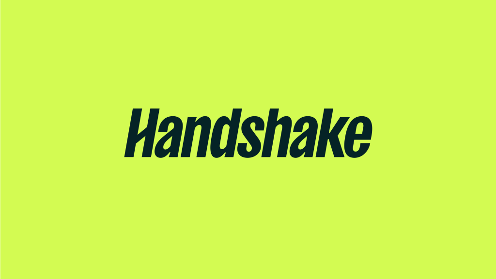 Handshake logo.